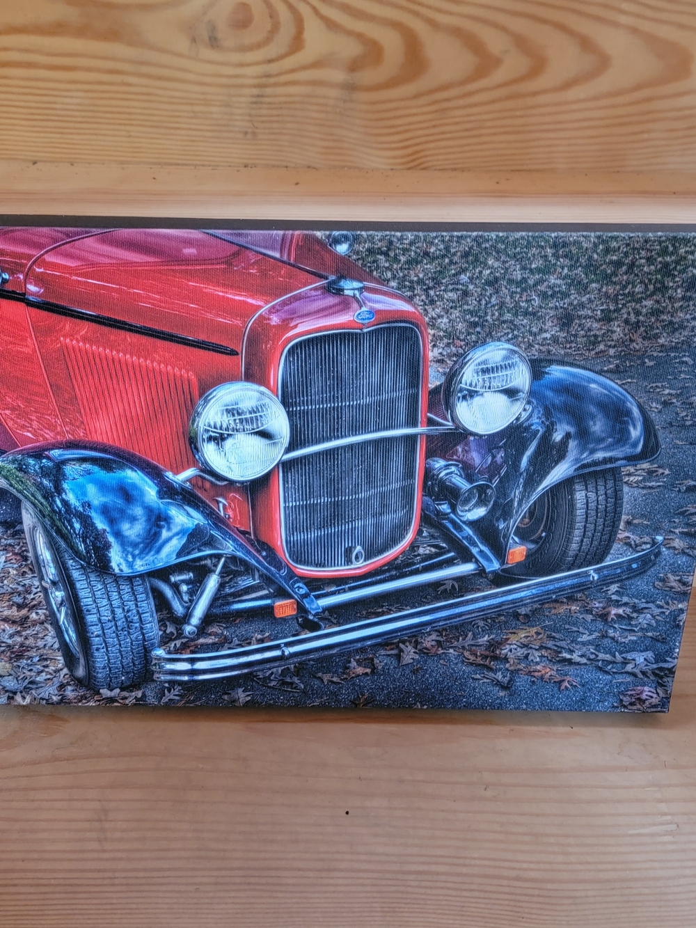 Vintage Red Ford Canvas Print